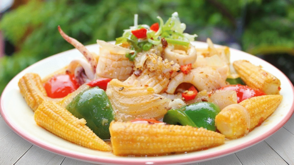 Khám phá thế giới ẩm thực với những món mực xào hấp dẫn